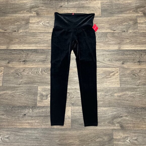 NEW Spanx Velvet Leggings Black Style 2070 Size XL NWT - Picture 9 of 10
